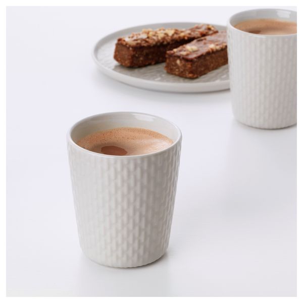 Стакан ВИНТЕР 2017, узор «строчка», светло-серый (23 сл) - схема-чертеж с размерами