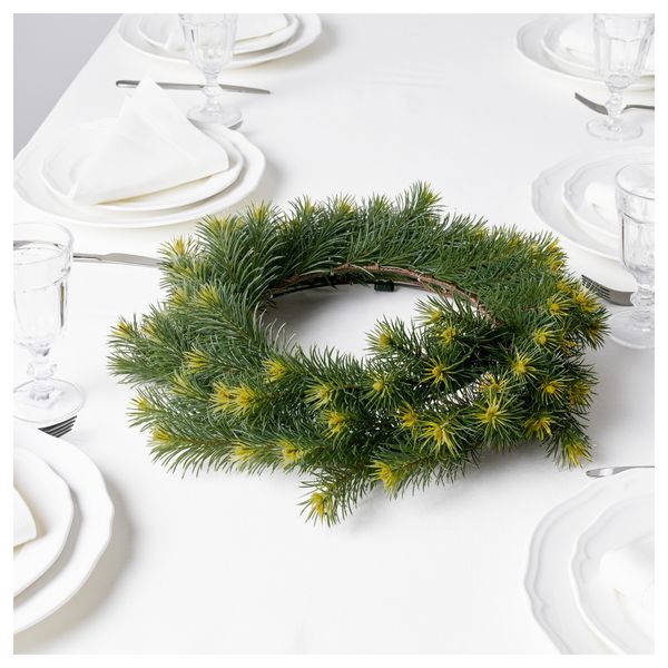 Искусственный венок СМИККА, ель (45 см) - фото 3