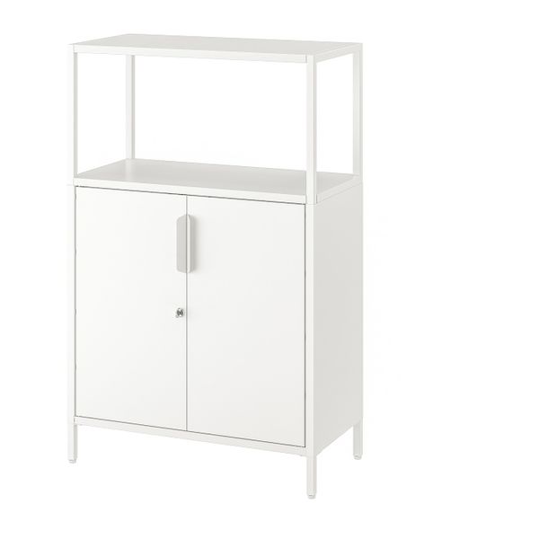 Шкаф с дверями, белый 70x110 см IKEA TROTTEN ТРОТТЕН 204.747.95 - фото 1