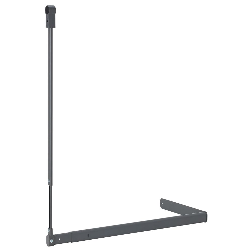 Дополнительная платяная штанга КОМПЛИМЕНТ, темно-серый (54-77 см) - схема-чертеж с размерами