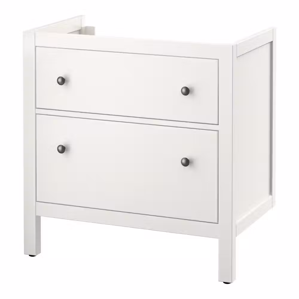 HEMNES Шкаф для раковины с 2 ящ - белый 80x47x83 см - фото 1