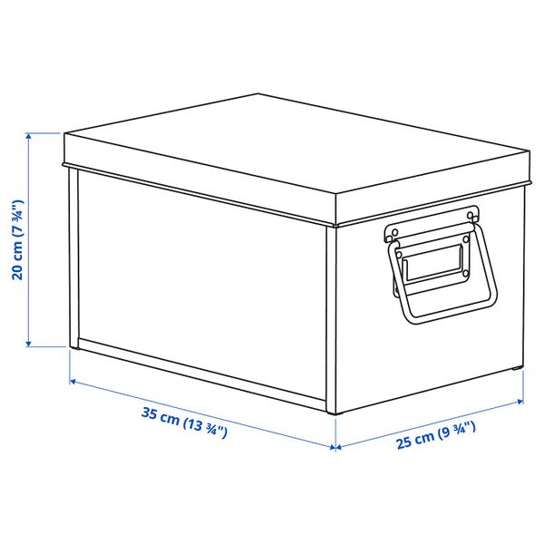 Упаковка 6 из 5 для IKEA - схема-чертеж с размерами