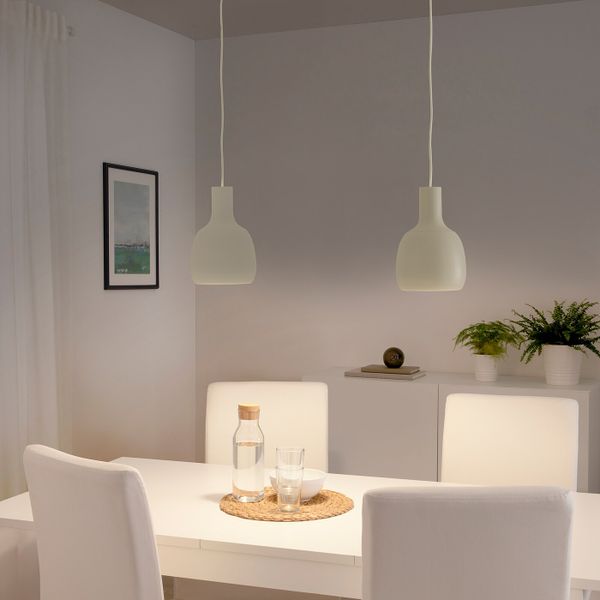 Подвесной светильник, бежевый 19 см IKEA ВЭКШЁ 703.949.23 - фото 2