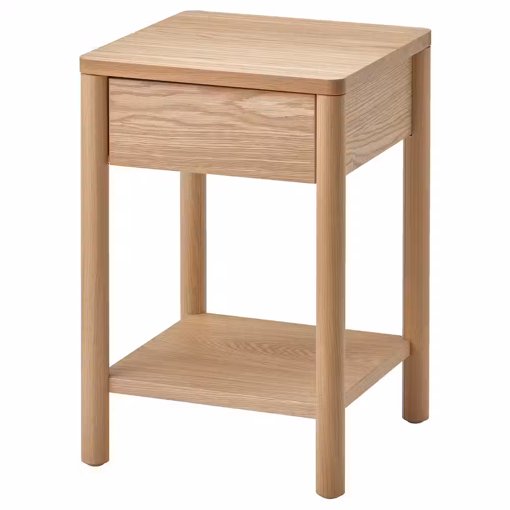 TONSTAD Тумба прикроватная - дубовый шпон 40x40x59 см - фото 1