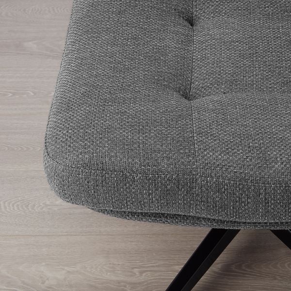 Кресло с табуретом для ног, Lejde серый-черный IKEA HAVBERG 694.853.25 - фото 6