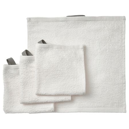 Полотенце, 30x30 см, белый IKEA DIMFORSEN ДИМФОРСЕН 705.128.89