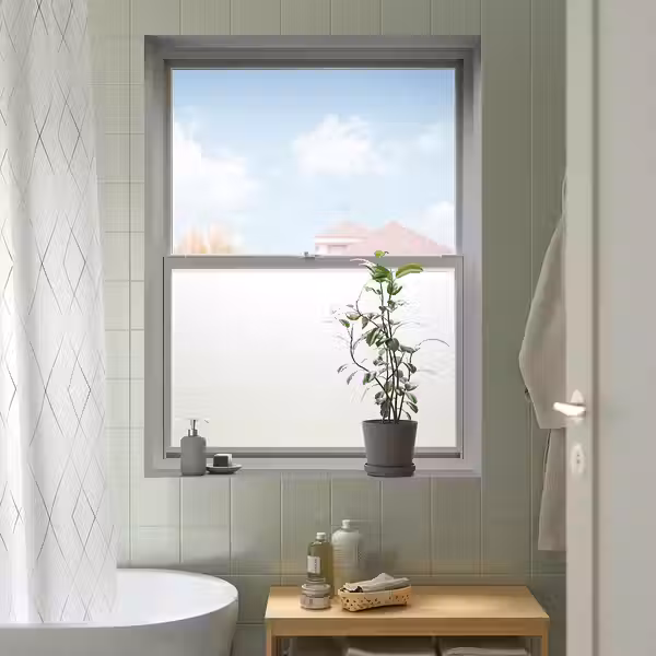 PUCKELFLY ПЮККЕЛЬФЛЮ Оконная пленка - прозрачный 50x150 см - схема-чертеж с размерами