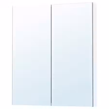 LETTAN Зеркальный шкаф с дверцами - зеркальный эффект/зеркальное стекло 80x15x95 см