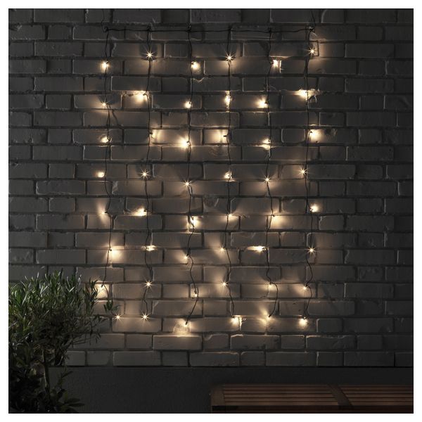 Гирлянда-драпировка, 48 светодиодов СКРУВ, для сада, черный - схема-чертеж с размерами