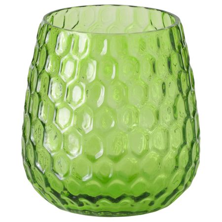 Подсвечник, зеленый 12.5 см IKEA BESKAFFAD БЕСКАФФАД 005.018.65