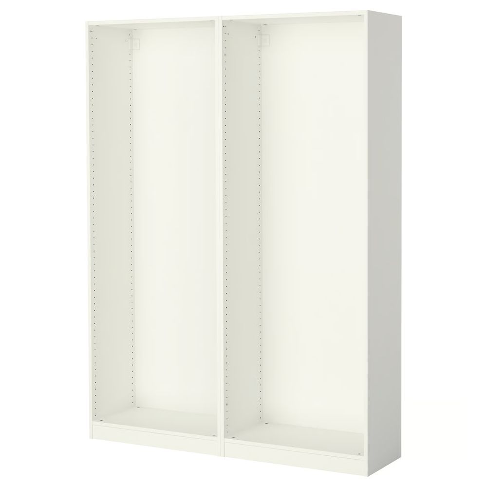 PAX 2 каркаса гардеробов - белый 150x35x201 см - фото 1