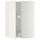 Угловой навесной шкаф с вращающейся секцией МЕТОД, белый, Росдаль белый