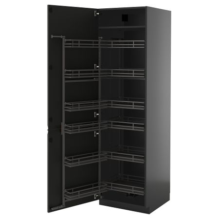 Высокий шкаф с выдвижным модулем IKEA METOD МЕТОД 195.885.66