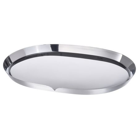 PRAKTAND Тарелка для свечи - нержавеющ сталь 35x26 см