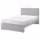 GLADSTAD ГЛАДСТАД Каркас кровати с обивкой - Kabusa светло-серый 120x200 см