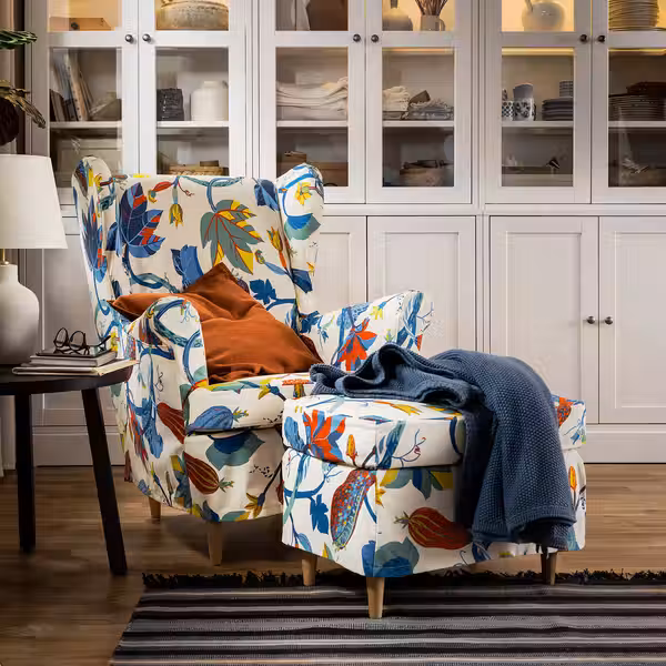 STRANDMON Чехол на табурет для ног - фото 2