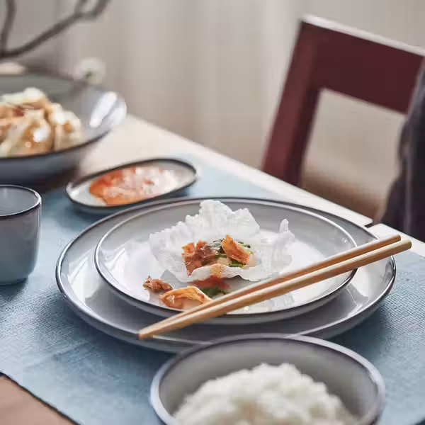 GLADELIG Тарелка десертная - серый 20 см - фото 2