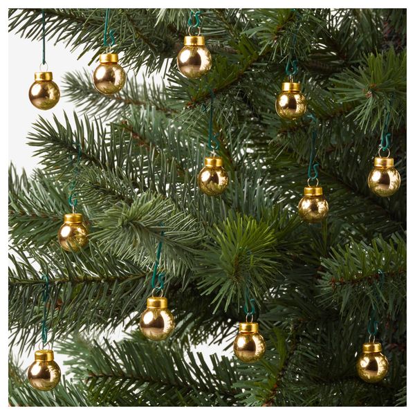 Украшение, шар ВИНТЕР 2017, стекло золотой (2 см) - схема-чертеж с размерами