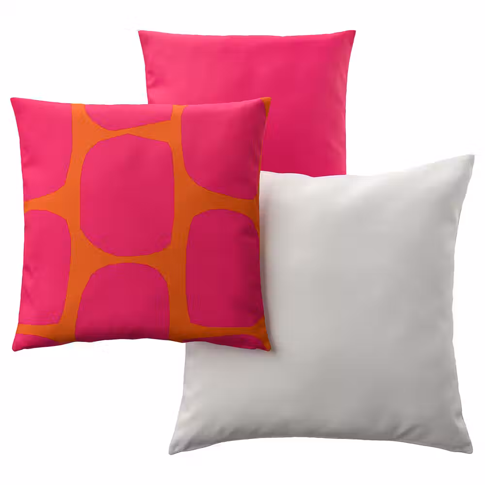 GULLBERGSÖ / HJÄRTERÖ Комплект подушек, 3 шт. - фото 1