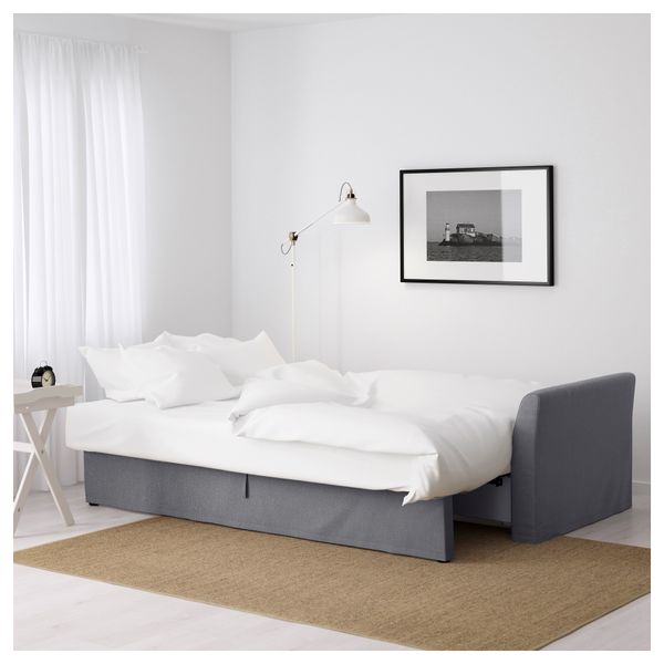 Диван-кровать 3-местный ХОЛЬМСУНД, Нордвалла классический серый - фото 5