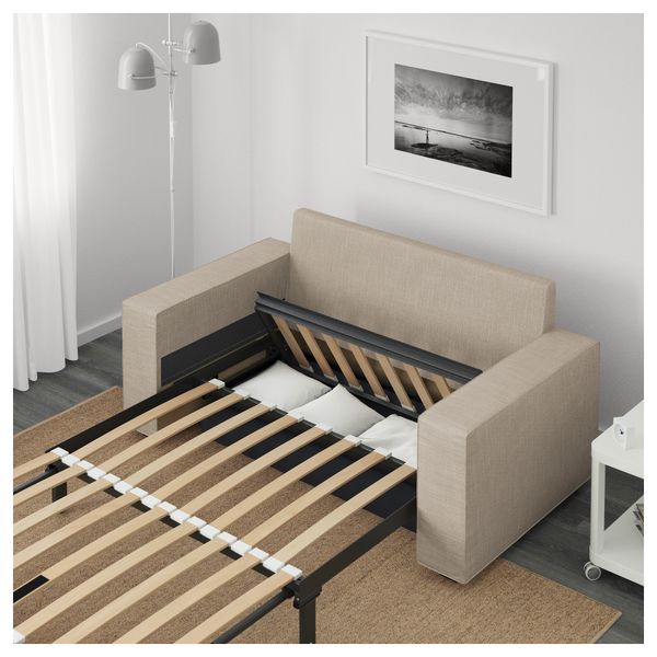 2-местный диван-кровать ВИЛАСУНД, Хилларед бежевый - фото 4