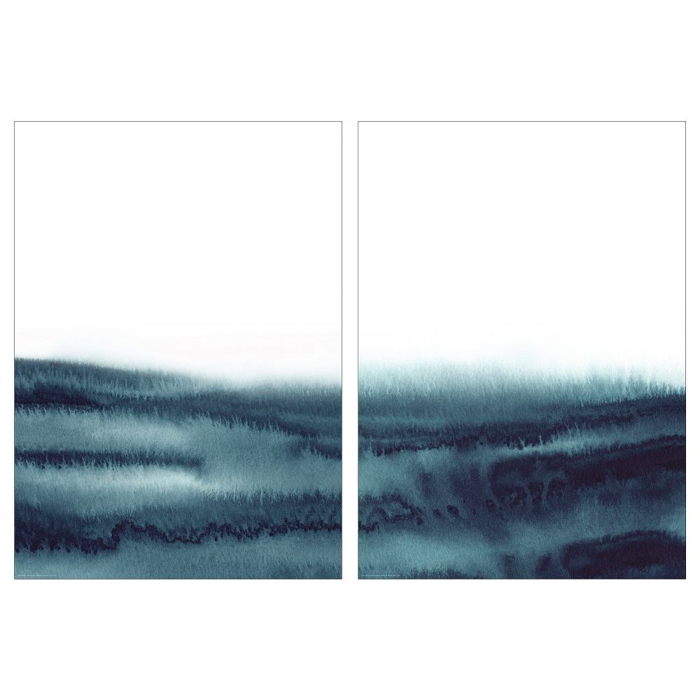 Постер БИЛЬД, Синие волны (50x70 см) - фото 1