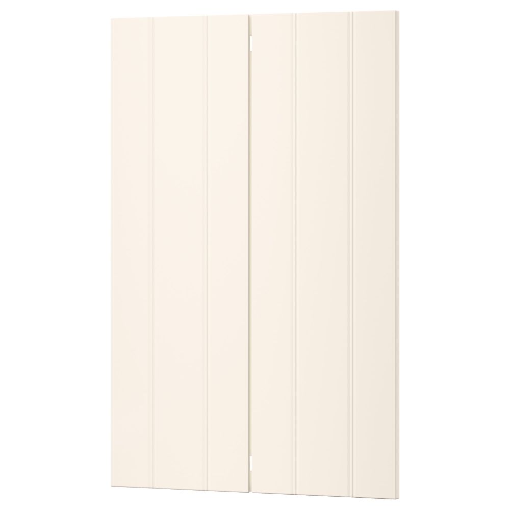 Дверца для напольного углового шкафа, 2 штуки ХИТАРП, белый с оттенком (25x80 см) - фото 1