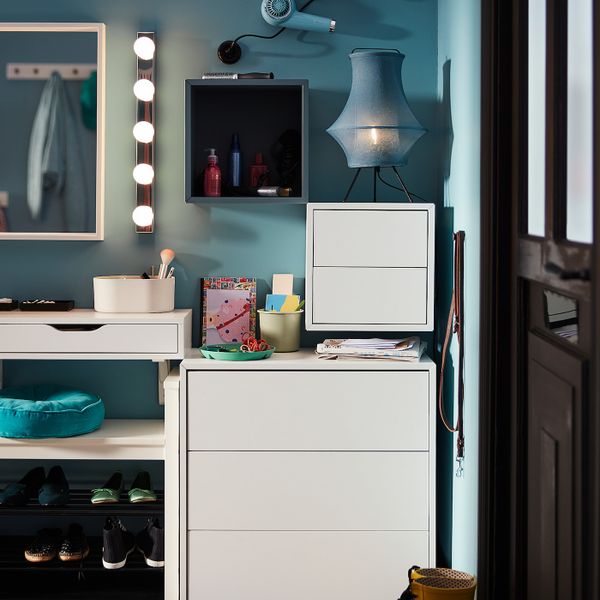 Навесной шкаф с 2 ящиками, белый 35x35x35 см IKEA EKET ЭКЕТ 293.293.89 - фото 2