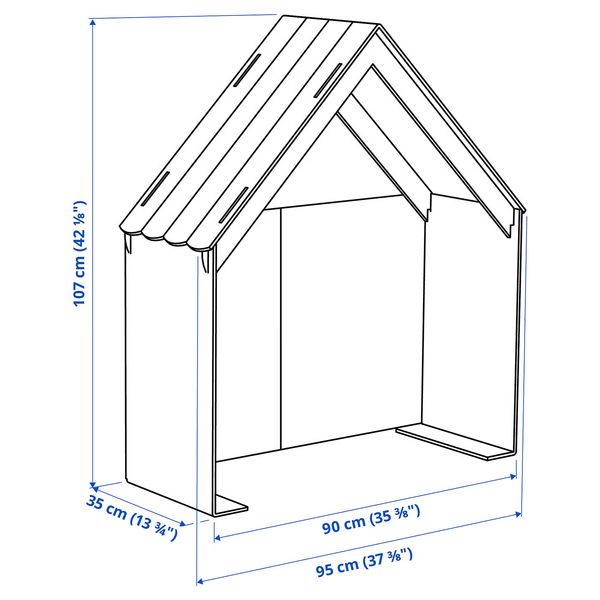 IKEA, дополнительный ракурс - схема-чертеж с размерами