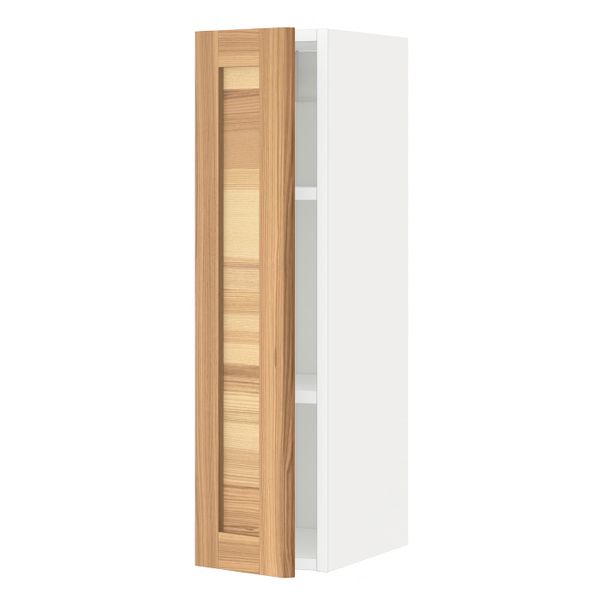 Навесной шкаф с полками, белый/Торхэмн ясень 20x80 см IKEA METOD МЕТОД 394.451.52 - схема-чертеж с размерами