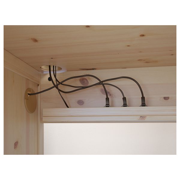 Письменный стол ХЕМНЭС, светло-коричневый (155x65 см) - фото 6