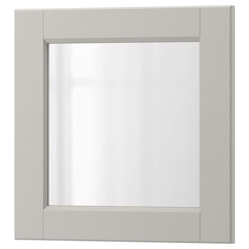 Стеклянная дверь ЛЕРХЮТТАН, светло-серый - схема-чертеж с размерами