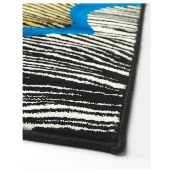 Ковер, короткий ворс ДОФТРЭНКА, синий (133x195 см) - схема-чертеж с размерами