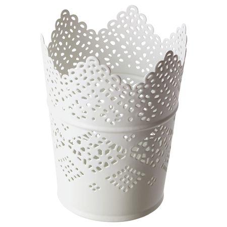 Подсвечник, белый 11 см IKEA SKURAR СКУРАР 003.717.03