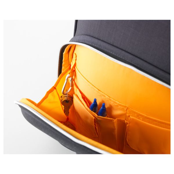 Рюкзак, 2 шт. УПТЭККА, темно-серый - схема-чертеж с размерами