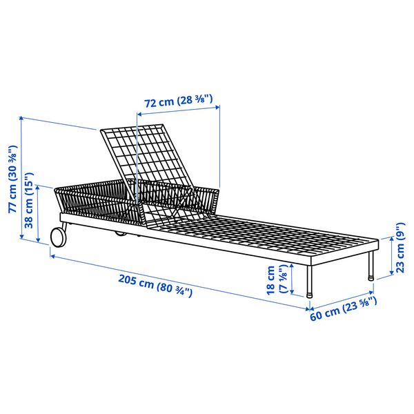 IKEA, дополнительный ракурс - схема-чертеж с размерами