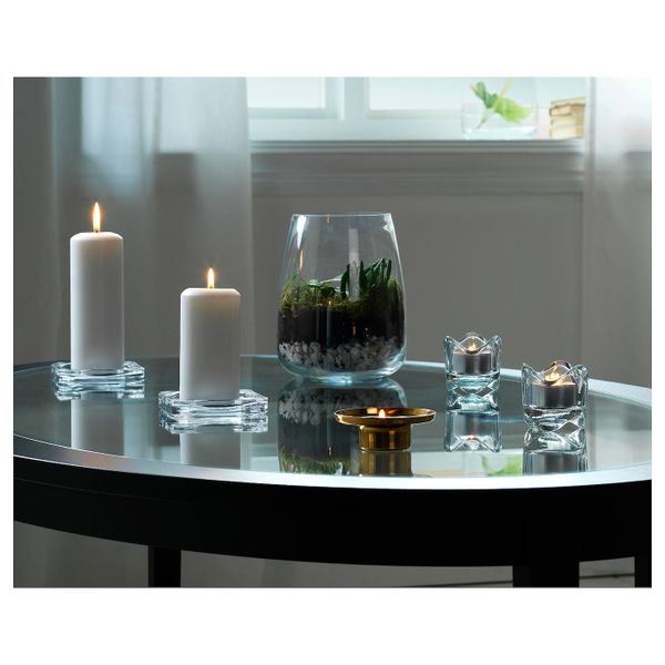 Ваза, прозрачное стекло 18 см IKEA BERÄKNA БЕРЭКНА 803.782.44 - фото 6