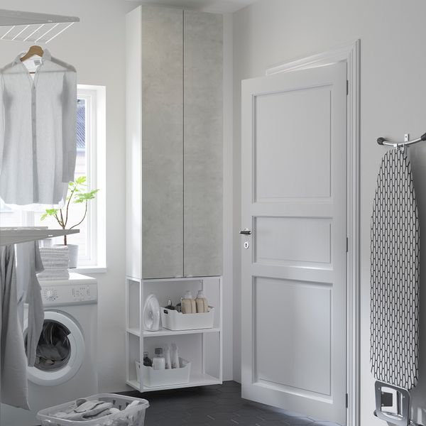 Комбинация для хранения, 60x32x255 см, белый IKEA BEGIVENHET БЕГИВЕНХЕТ 893.314.12 - фото 4