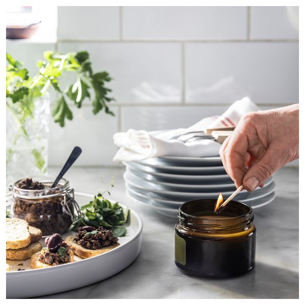 Ароматическая свеча в банке + крышка IKEA PRAKTRÖNN 305.388.72 - фото 3