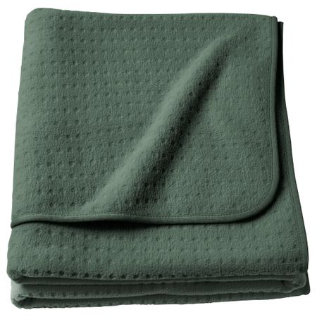 Плед ЮППЕРЛИГ, темно-зеленый (130x170 см)