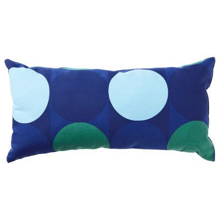Подушка, синий-зеленый 30x60 см IKEA KROKUSLILJA КРОКУСЛИЛЬЯ 904.258.53