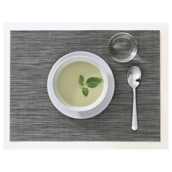 Салфетка под приборы, 45x33 см, темно-серый IKEA SNOBBIG СНУББИГ 603.437.69 - фото 3