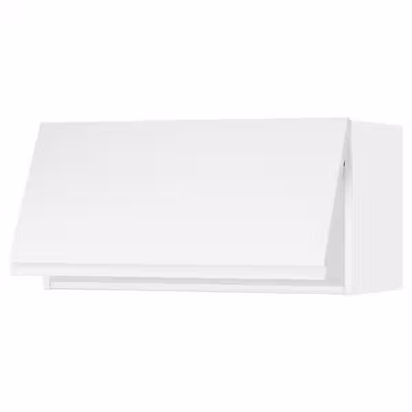 METOD Горизонтальный навесной шкаф - белый/Voxtorp матовый белый 80x40 см - фото 1