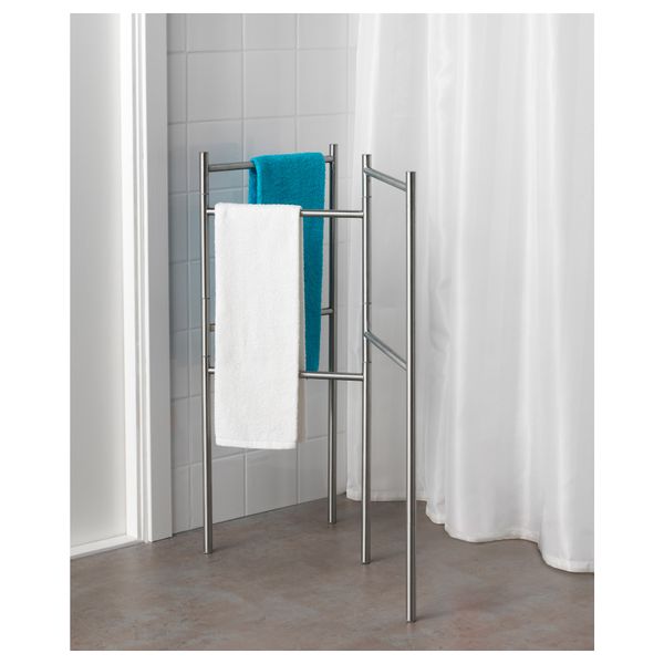 Вешалка напольная ГРУНДТАЛЬ, нержавеющ сталь - схема-чертеж с размерами