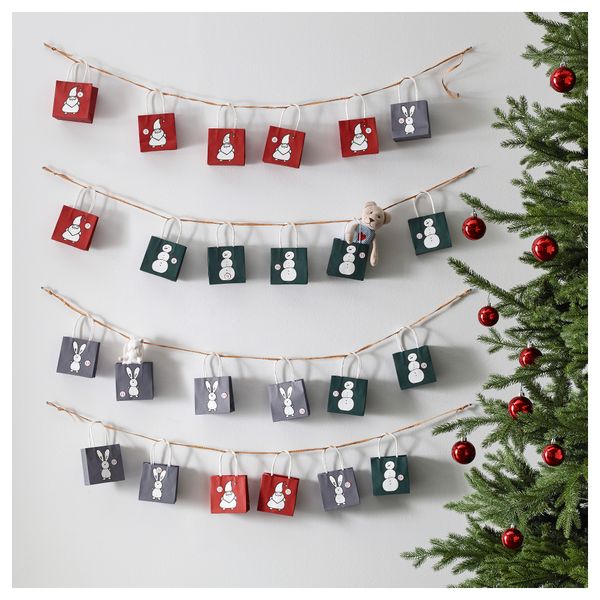 Подарочный пакет ВИНТЕР 2016 (10x10 см) - схема-чертеж с размерами