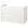 TÄNNFORSEN ТАННФОРСЕН Шкаф для раковины с ящиками - белый 100x48x63 см