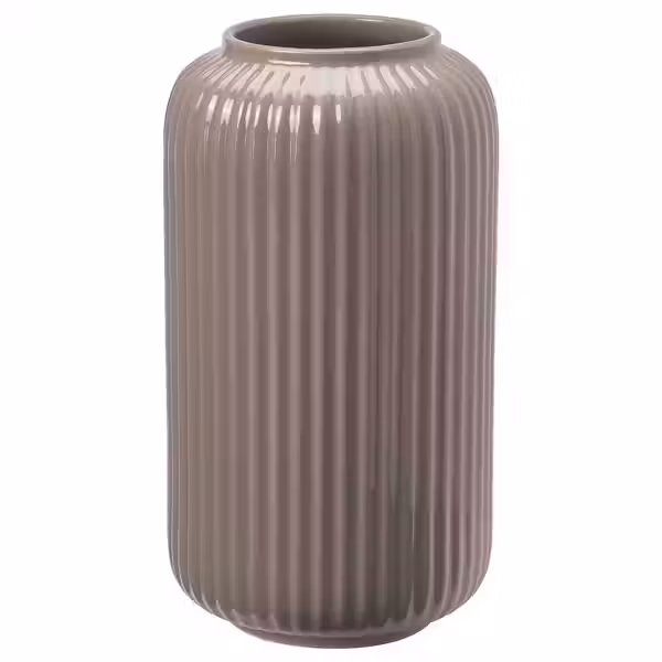 STILREN Ваза - темный серо-бежевый 22 см - фото 1
