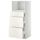 Высокий шкаф для СВЧ с 3 ящиками МЕТОД / ФОРВАРА, белый, Веддинге белый (60x60x140 см)