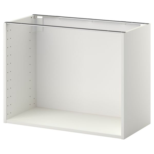 Каркас напольного шкафа МЕТОД, белый - схема-чертеж с размерами