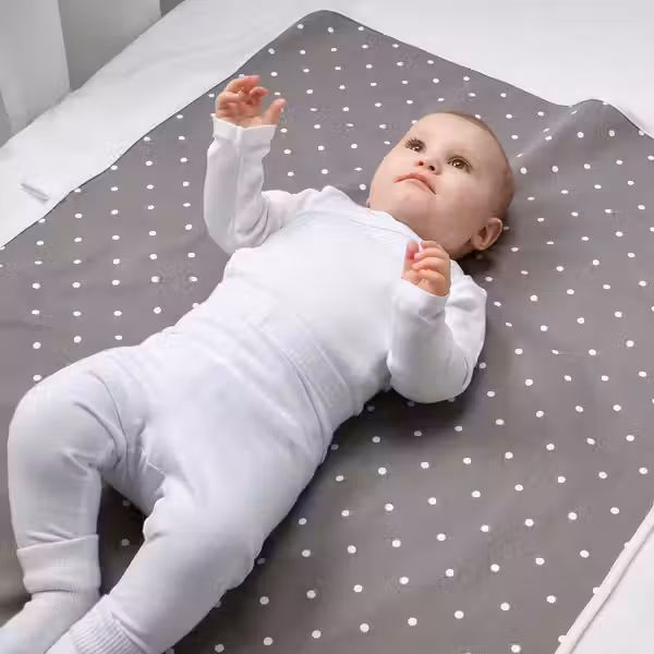 LEN Пеленальная подстилка - точечный/серый 90x70 см - фото 2